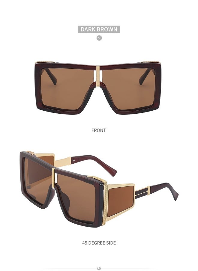 xozgdovg - Women's Oversized Sunglasses - Image 1
