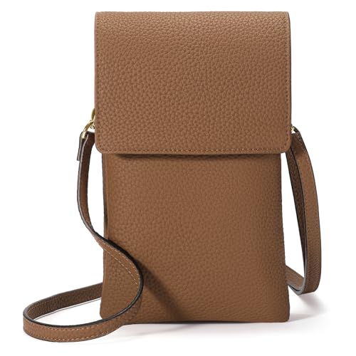 GAEKEAO Small Crossbody Bags for Women Leather Cell Phone Purse Bag Wallet with RFID Blocking Credit Card Slots - Image 1