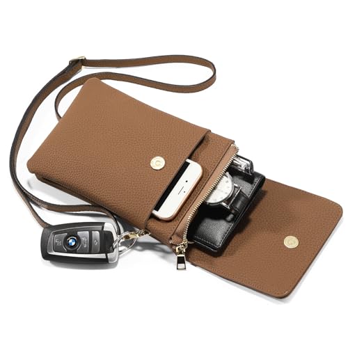 GAEKEAO Small Crossbody Bags for Women Leather Cell Phone Purse Bag Wallet with RFID Blocking Credit Card Slots - Image 2