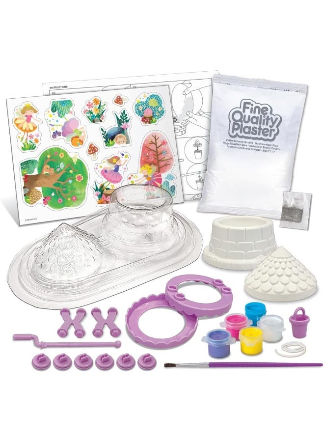 4M Mould & Paint Fairy Wishing Well Kit – Cast & Paint a Decorative Fairy Wishing Well with Magnets & Badges | DIY Arts & Crafts for Kids Ages 5–12 | Create Sparkling Fairy Decor | 00-04792 - Image 4