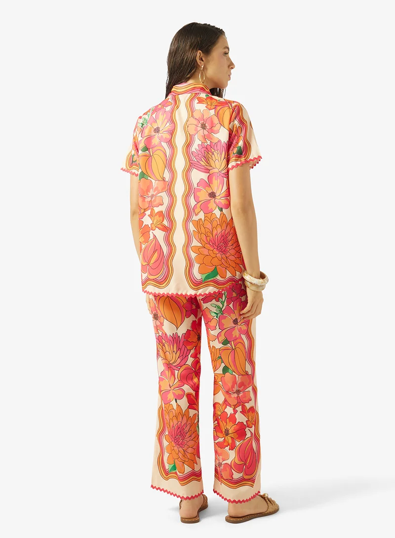 Soleira Printed Shirt & Pant Set