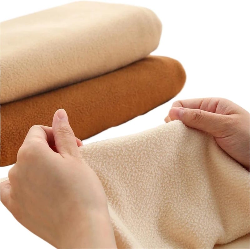 Thickened Shake Fleece Fabric Coral Cloth DIY Material Outerwear Jackets Plush Lining Hoodie 160x90cm/45cm(Color 17,90x160cm) - Image 3