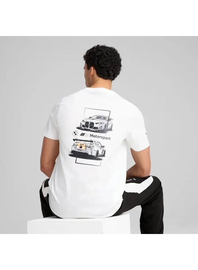 BMW Motorsport BMW MMS Car Graphic Tee 2  White