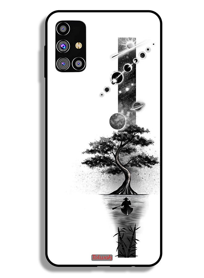 Tolwak Samsung Galaxy M31s Protective Case Cover Earth Space Art - Image 2