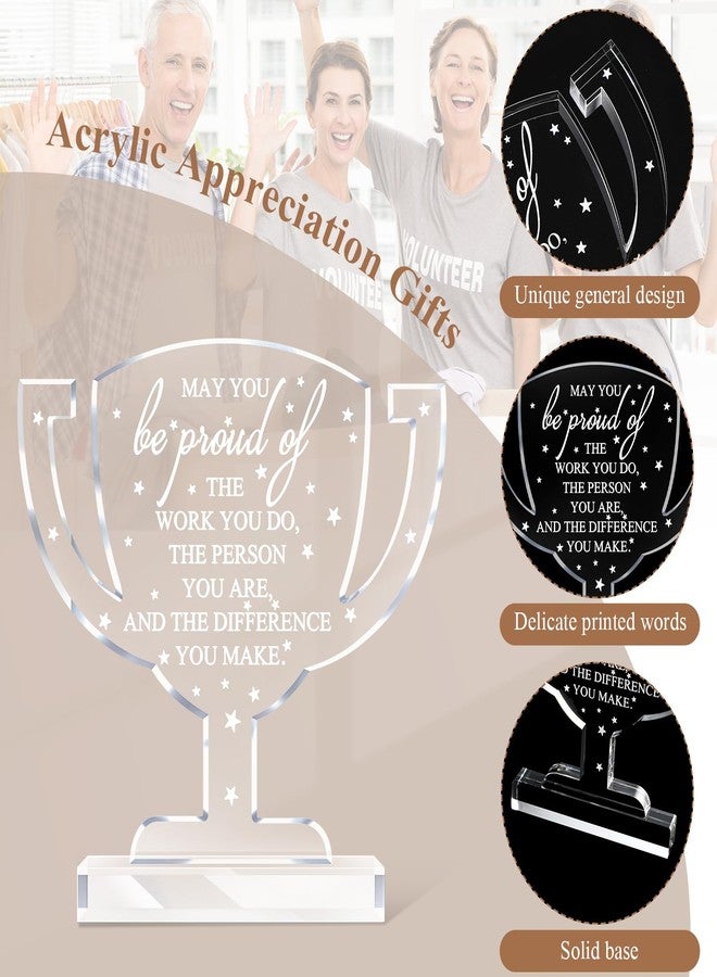 مايتيز هدايا شكر من مايتيز، لوحة أكريليك ملهمة للموظفين، جوائز، هدايا للأخصائيين الاجتماعيين، تقدير التخرج، موظف الشهر، هدية تذكارية للممرضات، فريق المعلمين، متطوع (كأس) - Image 2
