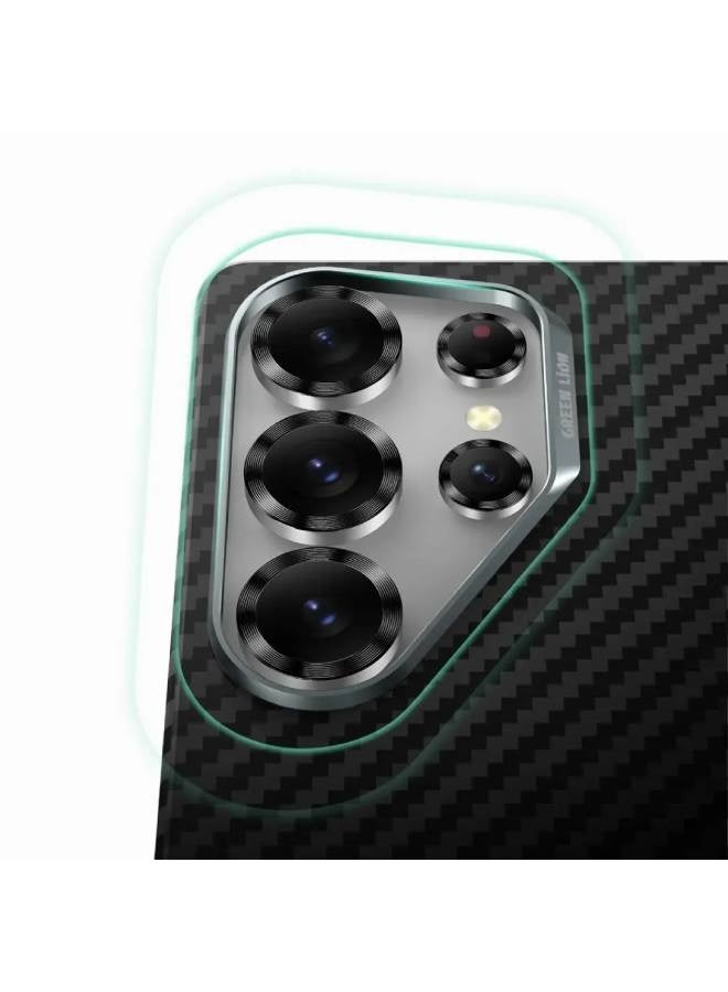 Green Lion - Kevlar Armor 1500D Aramid Fiber - S25 Ultra - Black - Image 3