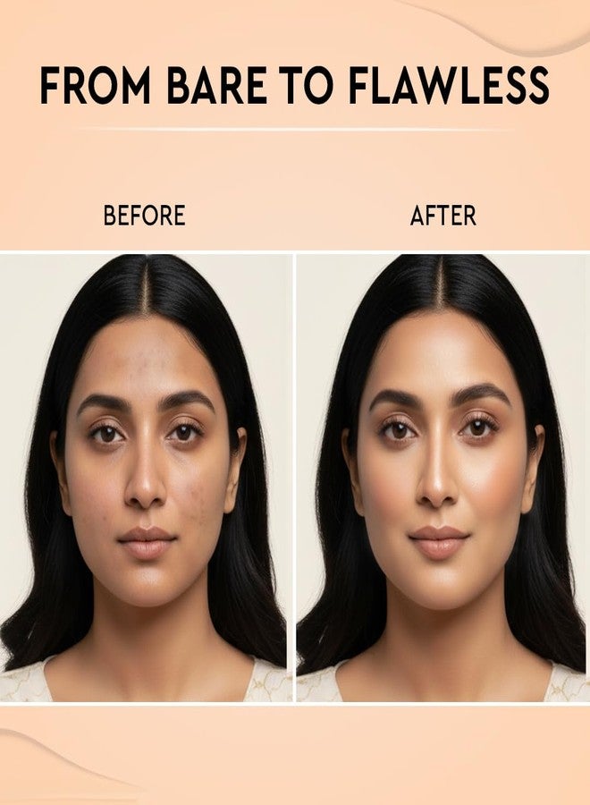 Million Colors Foundation With SPF50 for Face Makeup | Liquid Foundation for Oily and Dry Skin | Lightweight Matte Finish | Waterproof Long-Lasting Makeup | All Skin Types | Ivory 02, 30ml - Image 4