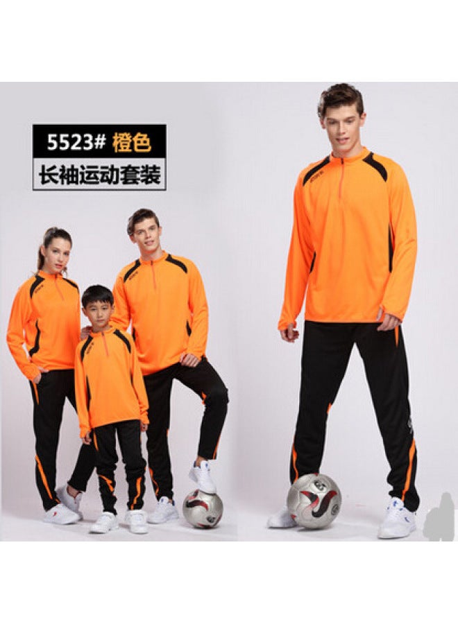 Autumn And Winter Long Sleeve Football Suit Suit Primary School Students Football Match Training Suit Suit Adult Children Suit