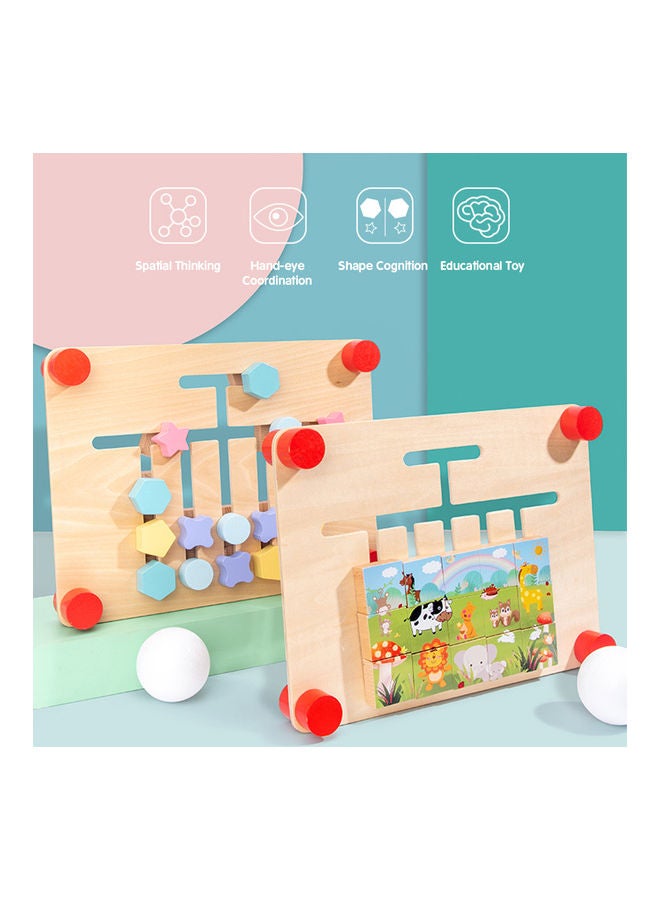 Safe Wood Material Slide Puzzle - Image 5