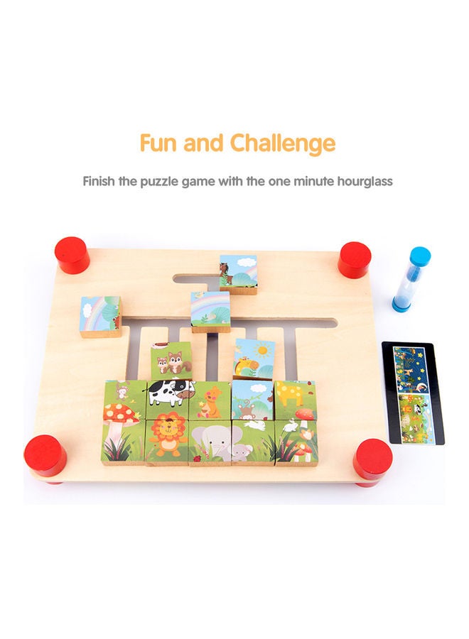 Safe Wood Material Slide Puzzle - Image 2