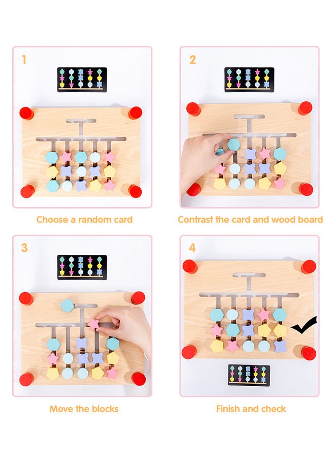 Safe Wood Material Slide Puzzle - Image 4