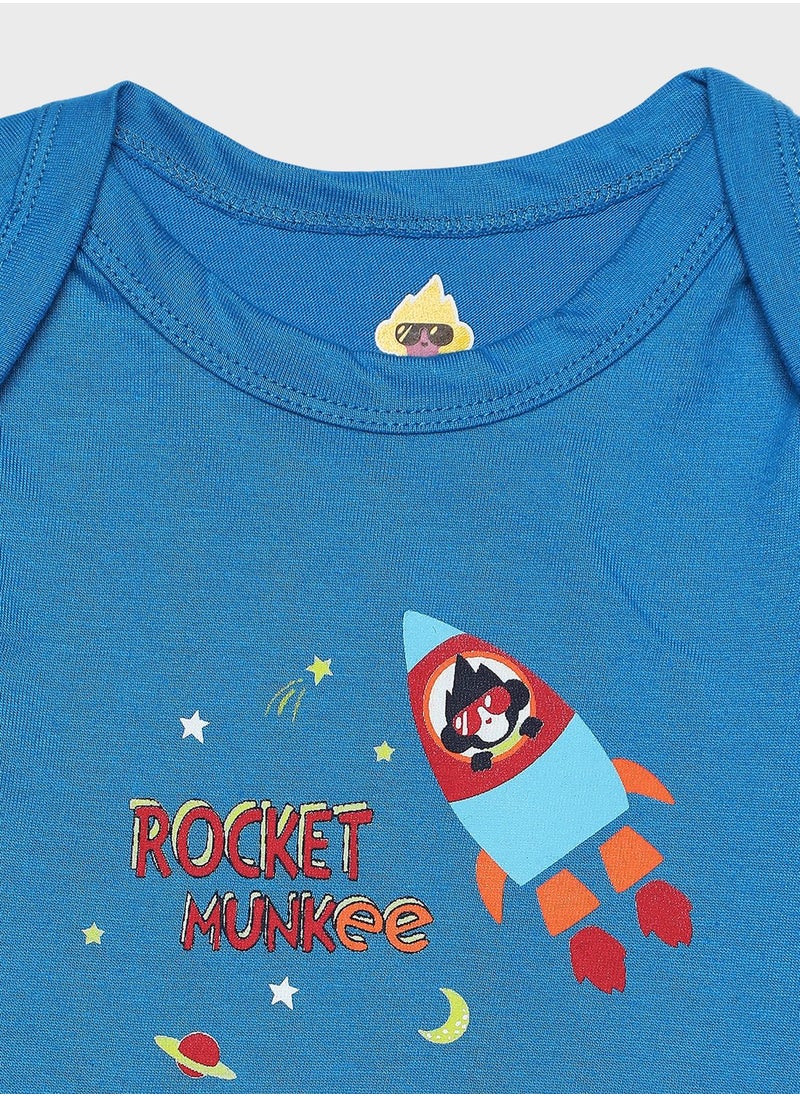 Cheekee Munkee - Infant Alan 4 Piece Gift Set - Image 1