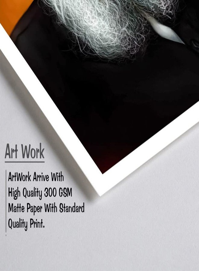 DBrush Periyar Ji Artwork Painting Periyarji Indian Politician Photo Frame For Wall Office Decorative Item 14x20 Inch Portrait Big Size Synthetic wood (Laminated Coated) - Image 5