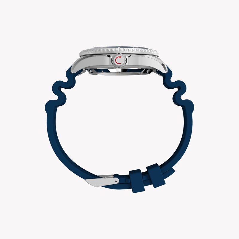 TIMEX Deep Water Meridian 200 SST Blue Dial Blue Strap Watch TW2Y39900 | Men's Sport Watch - Image 2