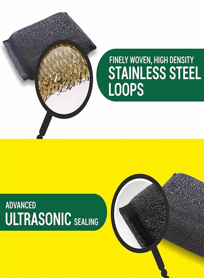 BBT Super Tough Steel Scrub Pad with Foam - Pack of 12 | Dual Layer Heavy-Duty Utensil Cleaner | Long Lasting | for Dishwash Liquid & Stain Removal | Kitchen Cleaning Scrubber - Image 4