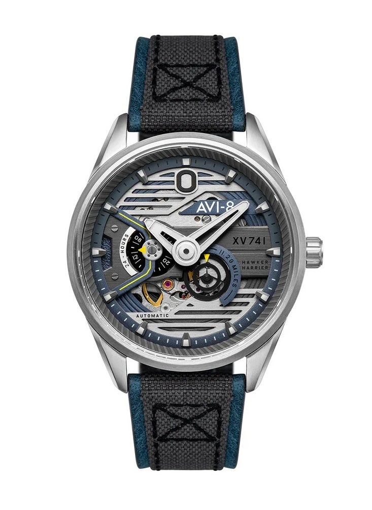 AVI-8 AV-4074-01, Automatic Men Watches, Leather Black Strap  - Image 1