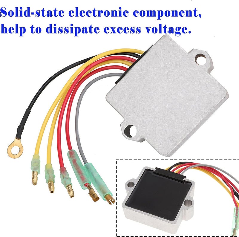 Danbojit 815279T Regulator Rectifier 883072T 6 Wire Compatible with Mercury Voltage Regulator 40HP 50HP 55HP 60HP 75HP 90HP 100HP 115HP 125HP 135HP 150HP 175HP 200HP 250HP 275HP 854515 815279-3 - Image 5