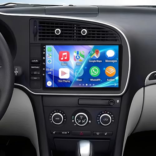 Oskkude Android 13 Double Din Car Radio Stereo for Saab 93 93 20072011 with Wireless Carplay Android Auto 7 Inch IPS Touchscreen 2G32G Car Audio Receiver wWiFi GPS Bluetooth AHD SWC FM Backup Camera - Image 1