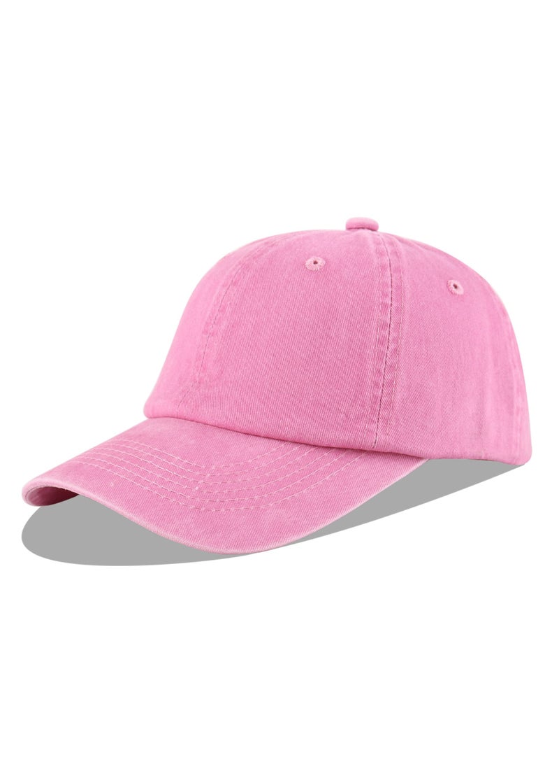 THIRTYTWO Baseball Cap Golf Dad Hat Adjustable 100% Cotton Fits Men Washed Denim Adjustable Dad Hat Plain Cap Men Women 