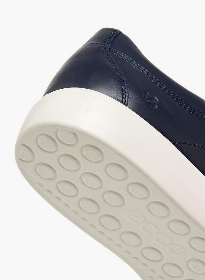 ECCO Men Leather Lace-Up Ankle Sneakers - Image 5