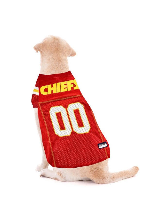 Pets First NFL Kansas City Chiefs Dog Jersey, Size Small - Best Football Jersey Costume for Dogs & Cats - Image 4