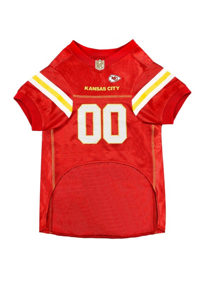 Pets First NFL Kansas City Chiefs Dog Jersey, Size Small - Best Football Jersey Costume for Dogs & Cats - Image 2