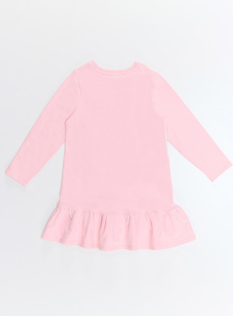 Denokids Unicorn Magic Girls Pink Dress  - Image 4