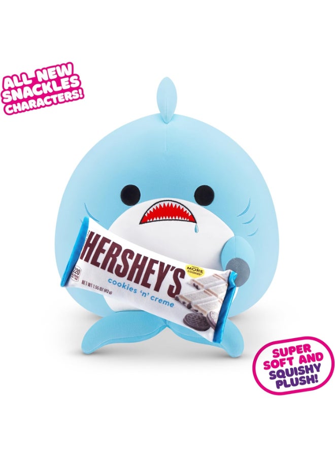Snackles 77573H Shark (Hershey, Cookie n Cream) Series 2 35 cm Plush Toy Medium (35 cm) - Image 2