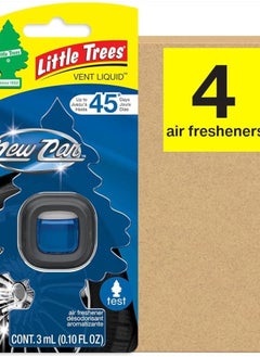 Car Air Freshener. Vent Liquid Provides Long-Lasting Scent for Auto or Home. Add a Splash of LITTLE TREES to your Vent. New Car Scent, 4 Air Fresheners
