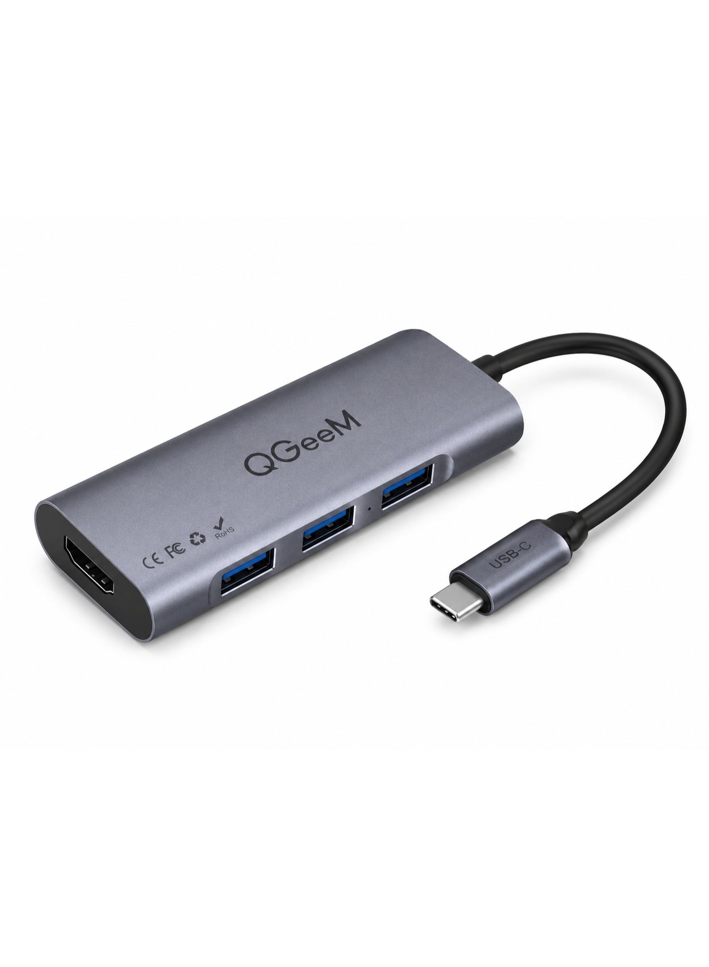 QGeeM QGeeM 4-in-1 usb-c Hub Z9E90784B4F9B4A845BD3Z