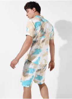 Campus Sutra Men's Tie-Dye Print Casual Co-Ord Set  - Image 5