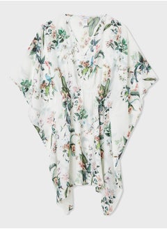 Mohito Floral Print Poncho  - Image 1