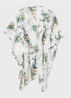 Mohito Floral Print Poncho  - Image 2