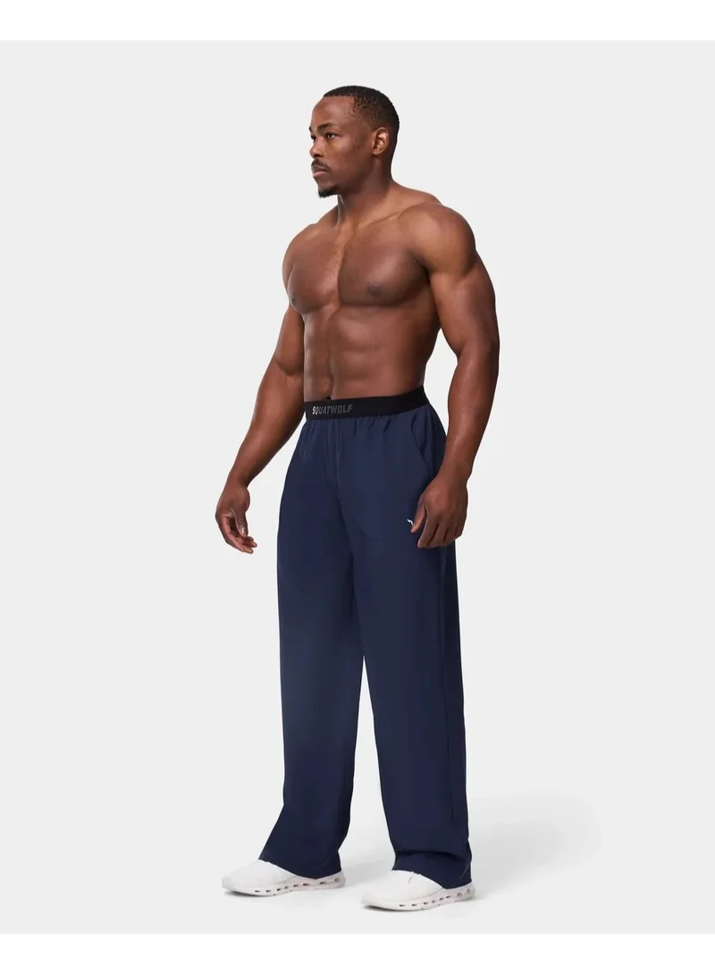 Squatwolf navy Woven Stretch Joggers for Men | Best Price UAE