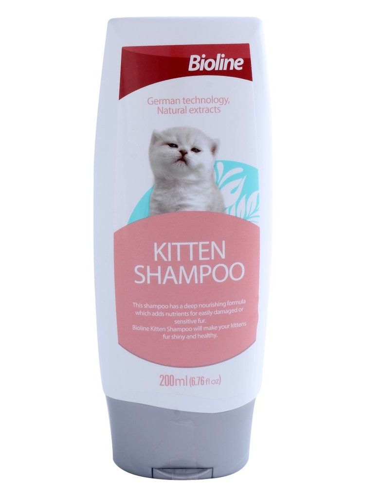 Bioline Bioline Cat Kitten Shampoo White 200ml - Image 1