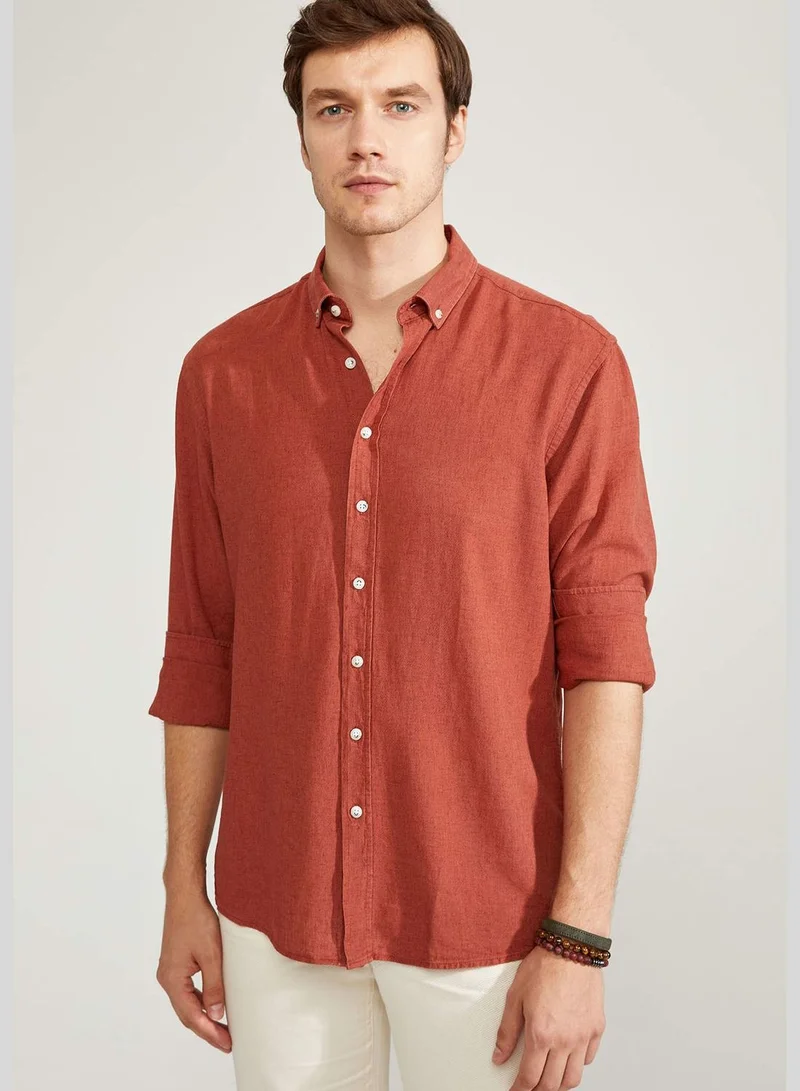 DeFacto Modern Fit Long Sleeve Shirt