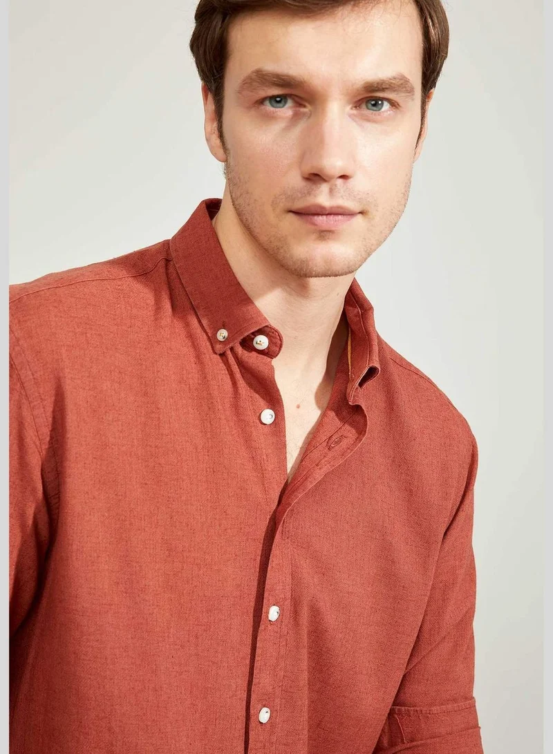 DeFacto Modern Fit Long Sleeve Shirt
