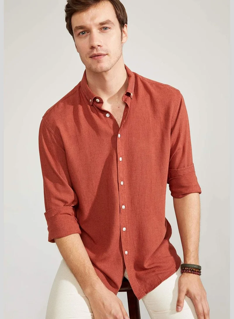 DeFacto Modern Fit Long Sleeve Shirt