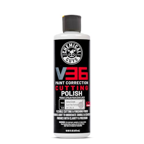 Chemical Guys GAP_V36_16 V36 Optical Grade Cutting Polish 16 oz  White