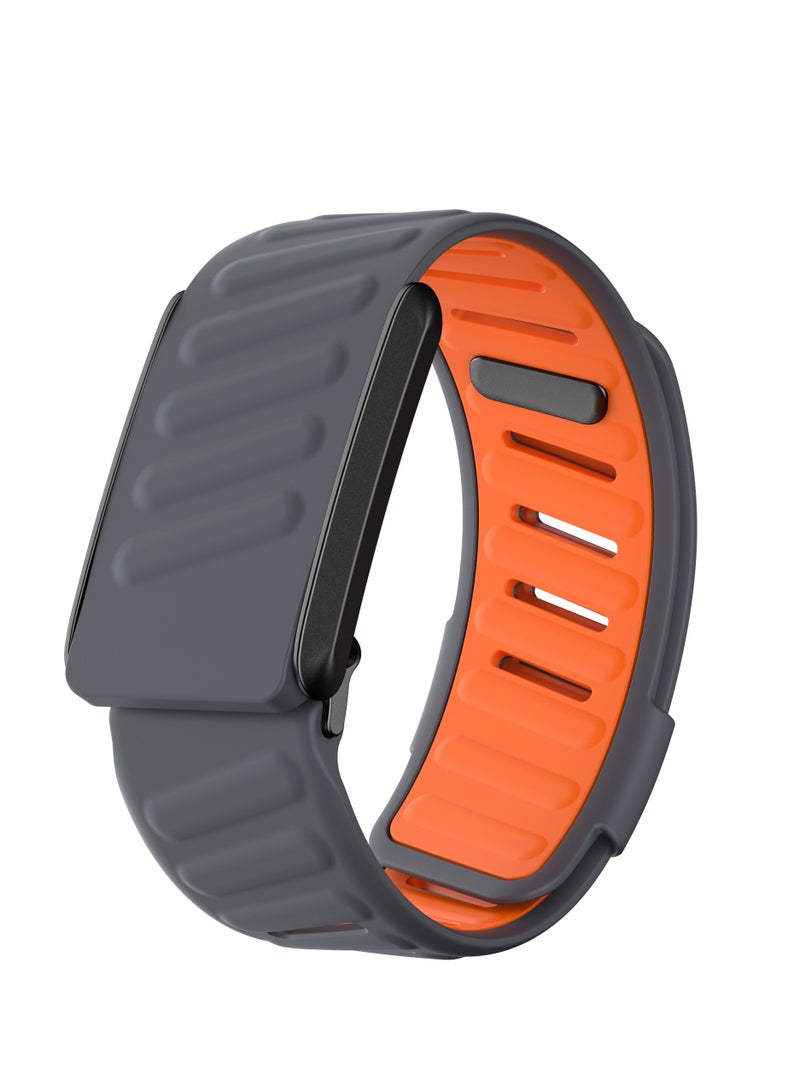Comfort Durable Silicone Wristband Compatible with WHOOP 4.0 Band, Soft Silicone Sports Loop Strap with U Shaped Connector for Men & Women, Blue  - Image 1
