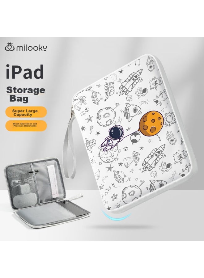 Milooky Ipad Storage Bag, Handheld Tablet Case For Ipad 10.2/air 10.9, Protective Cover - Image 1