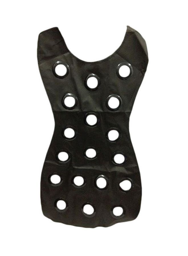 نيبمينينت منظم للشالات على شكل فستان أسود 37x17.25x0.5بوصة