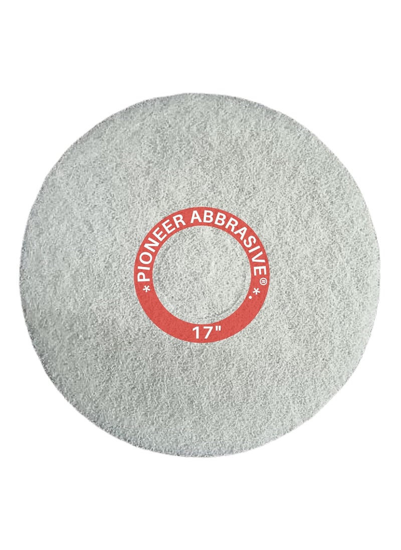 pioneerabrasive Pioneer AbbrasiveVelcro Pad 17 Inch 5pcs Pioneer AbbrasiveVelcro Pads for Marble Granite Stone Polishing Compatible with Polisher Machines 17 Velcro Pad for Stone Restoration and Grinding  - Image 3