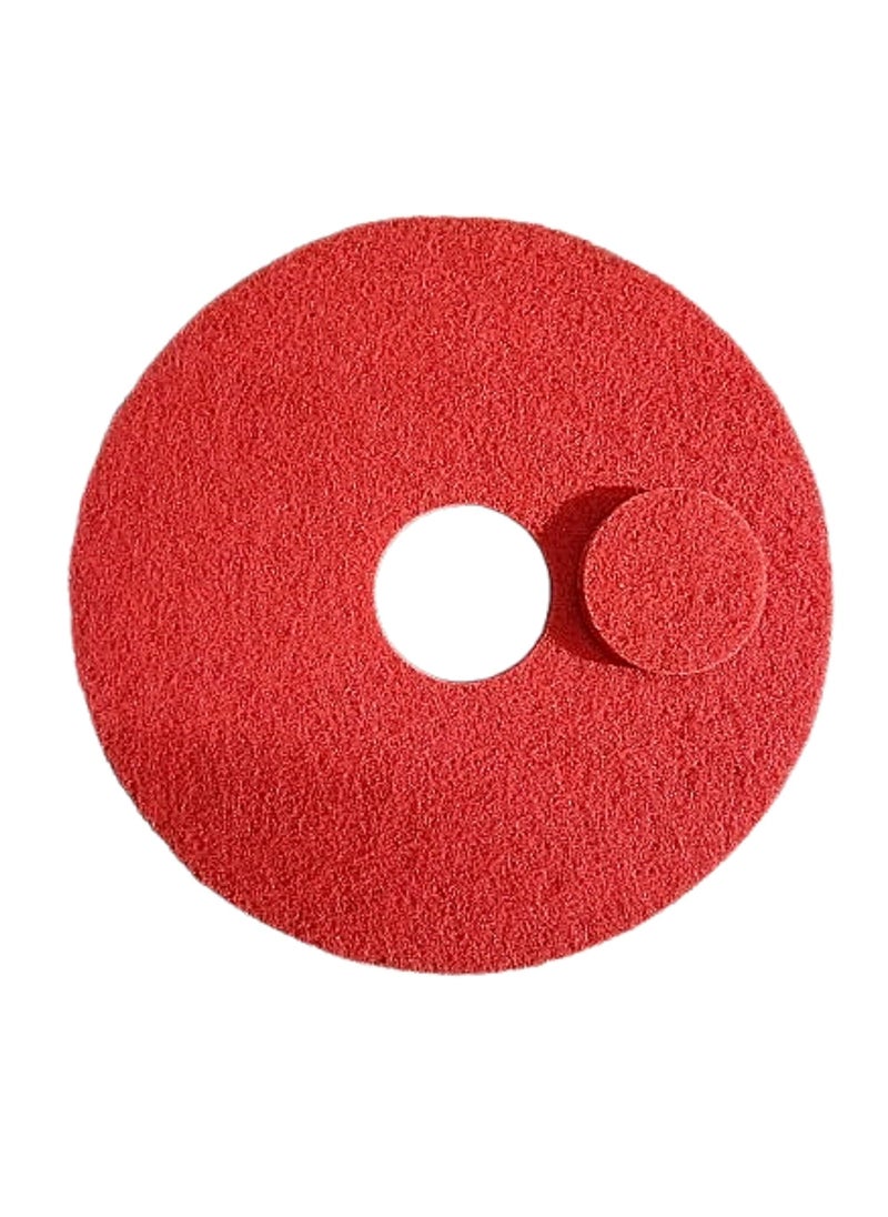 pioneerabrasive Pioneer AbbrasiveVelcro Pad 17 Inch 5pcs Pioneer AbbrasiveVelcro Pads for Marble Granite Stone Polishing Compatible with Polisher Machines 17 Velcro Pad for Stone Restoration and Grinding  - Image 2