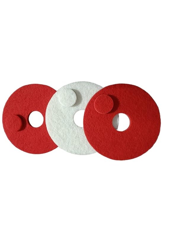 pioneerabrasive Pioneer AbbrasiveVelcro Pad 17 Inch 5pcs Pioneer AbbrasiveVelcro Pads for Marble Granite Stone Polishing Compatible with Polisher Machines 17 Velcro Pad for Stone Restoration and Grinding  - Image 5