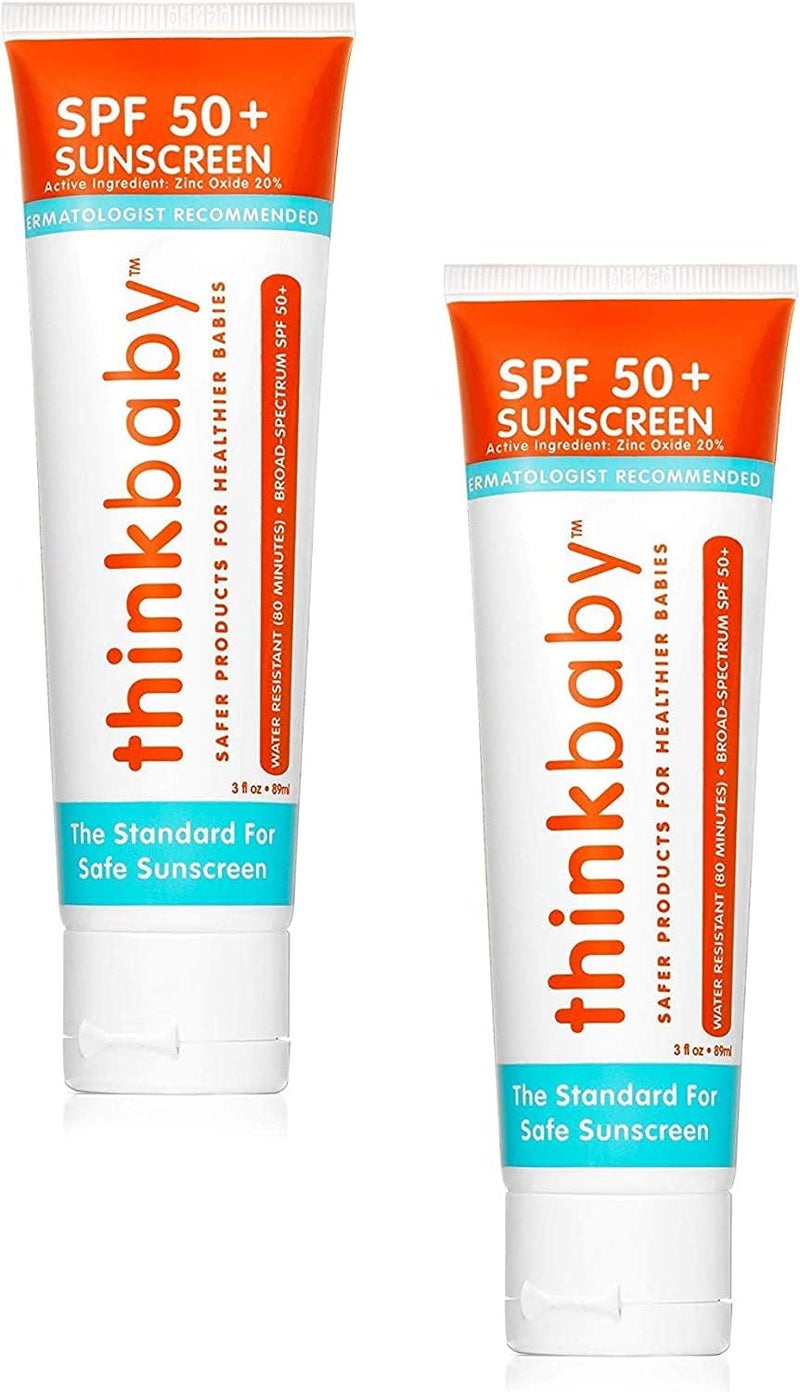 Thinkbaby Sunscreen SPF 50+ 3oz 88ml 2 Packs2 - Image 1