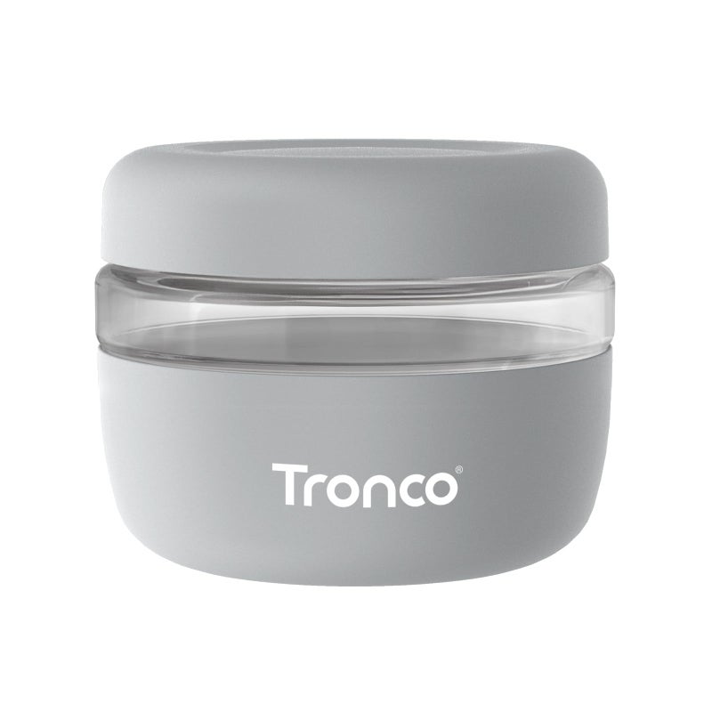 Tronco 16 oz Glass Food Storage Containers with Lids, Airtight, Leak & Spill Proof Glass Lunch Bowls for Meal Prep, Salad, Yogurt, Soup & Stew, Microwave & Dishwasher Safe, BPA-Free, Set of 1 - Image 1