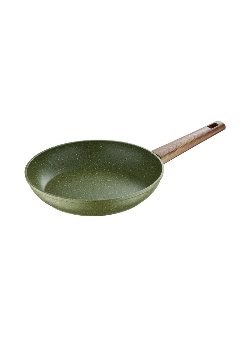 BERGNER ACADIA FORGED ALUMINUM  FRYPAN 22X4.70CM WITH  INDUCTION BOTTOM, GREEN COLOR, BG56230GR  - Image 1