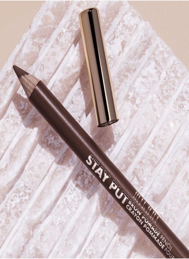 MILANI - MILANI  Stay Put Brow Pomade Pencil-01 Soft Taupe 1g - Image 1