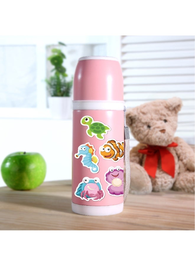 50PCS Ocean Mini Size Stickers Water Bottles Stickers Vinyl for Phone Laptop Luggage for Kids Teens Adults - Image 4